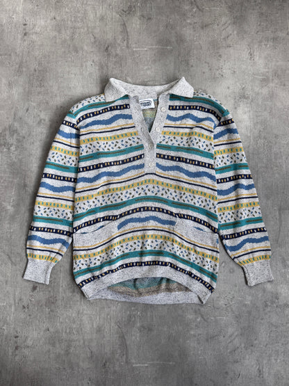 Missoni Sport Knit Button Down Sweater