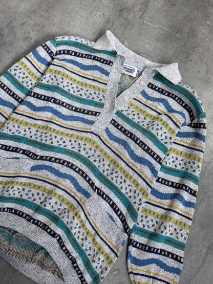 Missoni Sport Knit Button Down Sweater