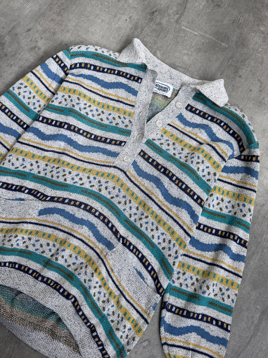 Missoni Sport Knit Button Down Sweater