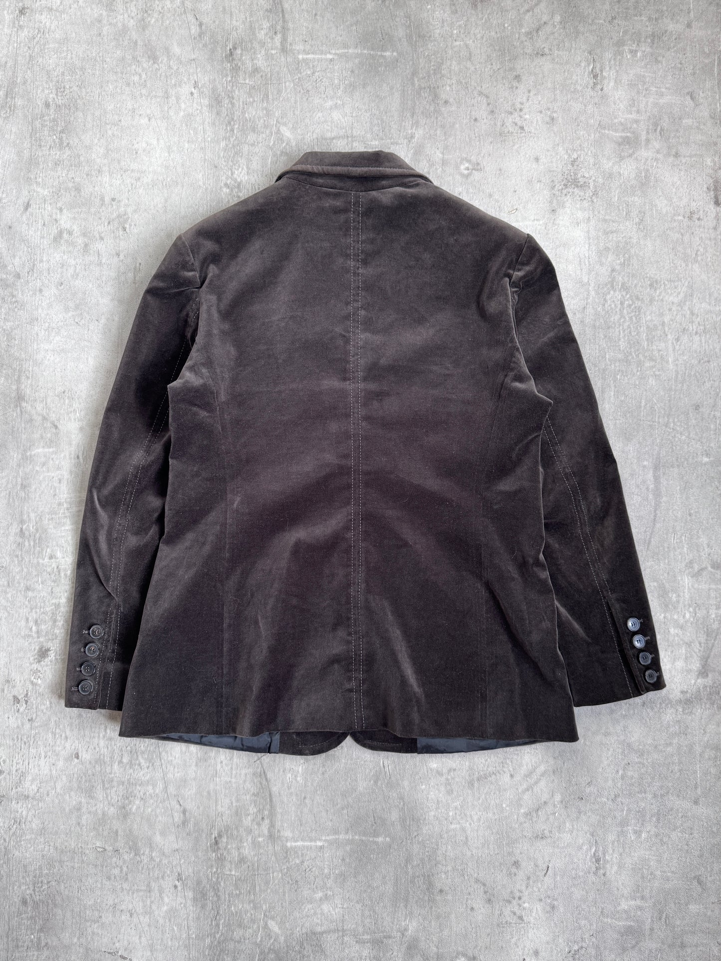 Gucci Velour Double Breasted Blazer