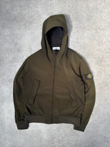 2010s Stone Island Soft Shell-R Khaki Jacket