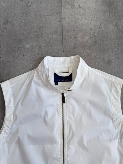 Moncler Multi Adjustable White Nylon Two Piece Skirt Set