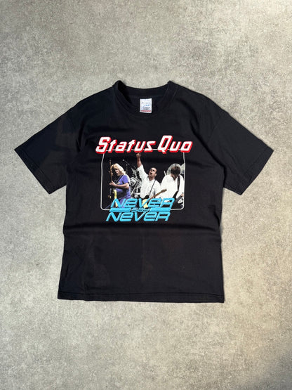 2001 Status Quo 'Never Say Never' Graphic Tee