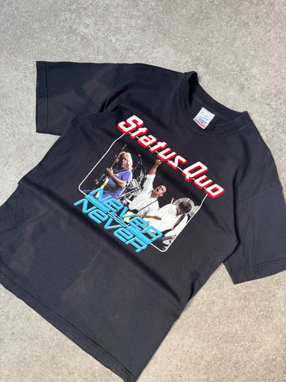 2001 Status Quo 'Never Say Never' Graphic Tee