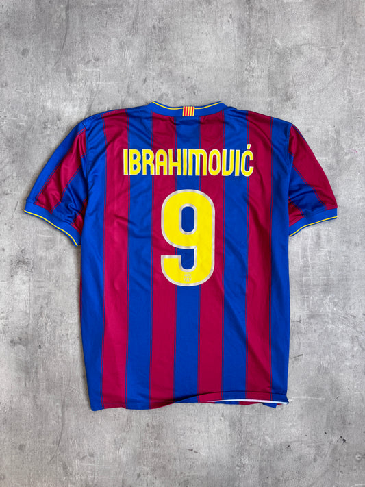 2009-10 FC Barcelona x Nike 'Ibrahimovic 9' Home Shirt