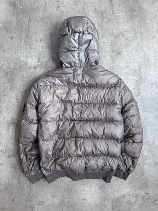 Stone Island A/W 2016 Garment Dyed Grey Down Puffer Jacket