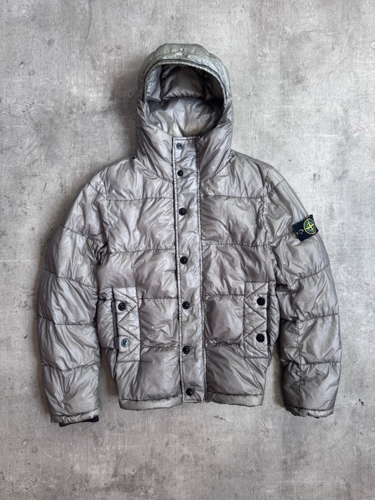 Stone Island A/W 2012 Garment Dyed Grey Down Puffer Jacket