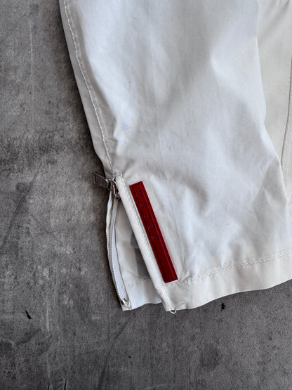 00s Prada Goretex Sport White Poly Blazer