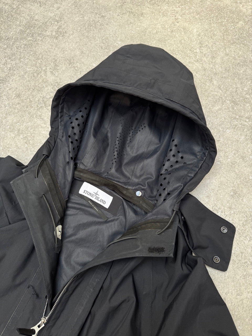 S/S 2016 Stone Island Black Tank Shield Jacket