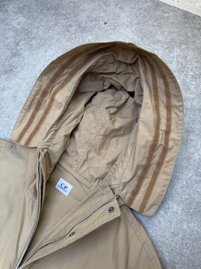A/W C.P. Company Beige Hooded Parka Jacket