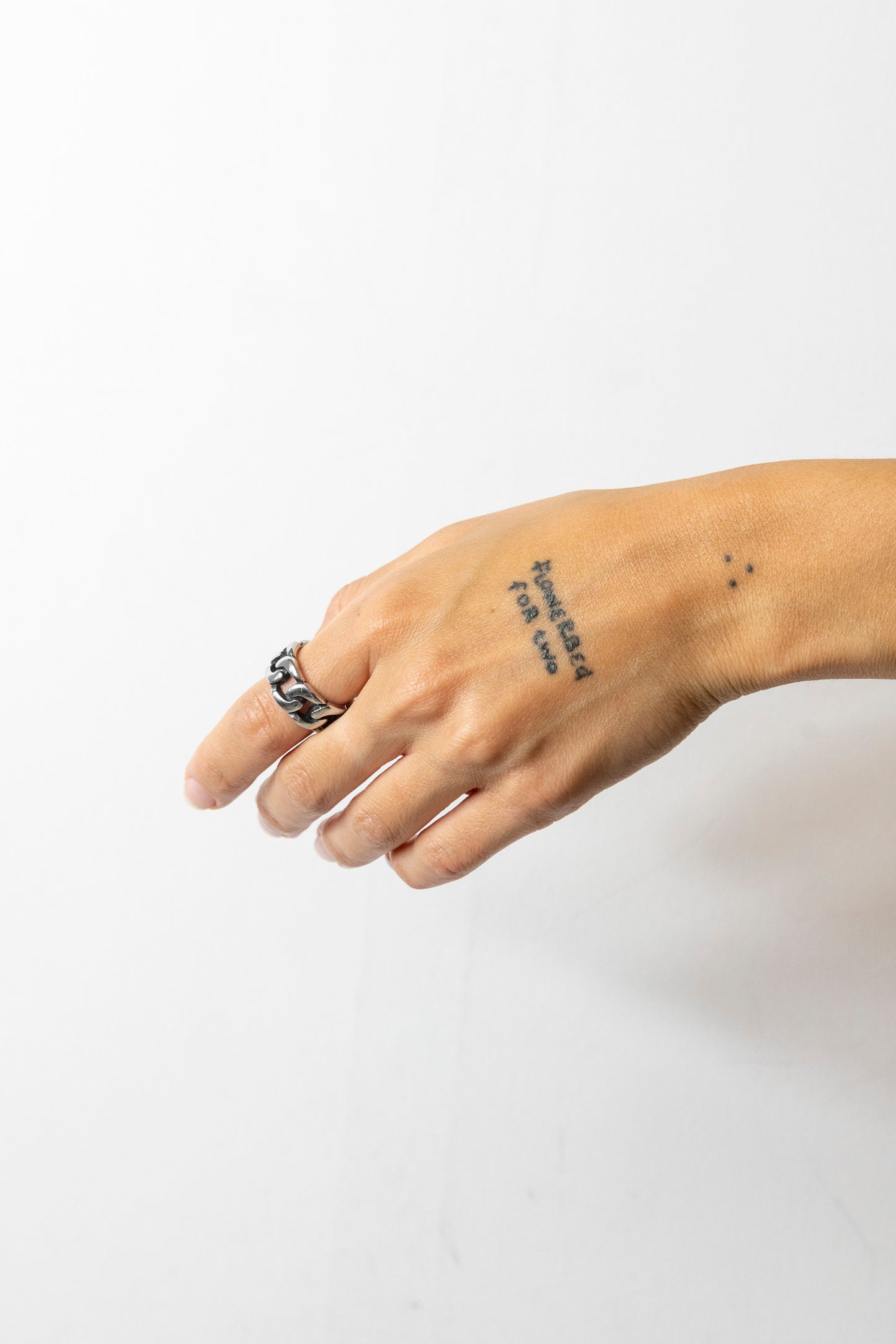 Silver Chain Ring