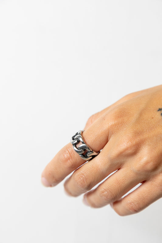 Silver Chain Ring
