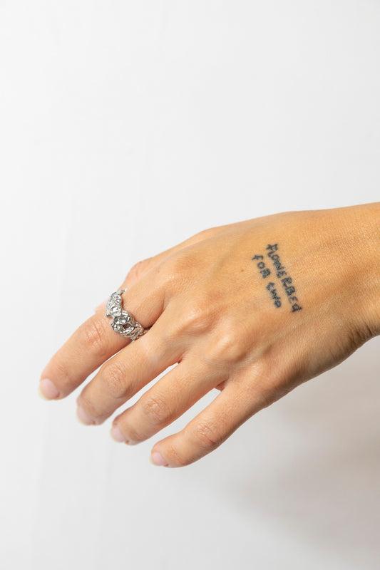Silver Gloop Ring