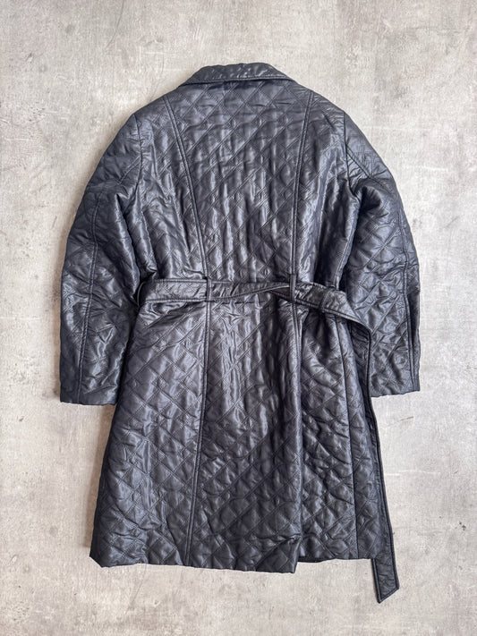 2000's Dolce & Gabanna Lightweight Quilted Belted Trench