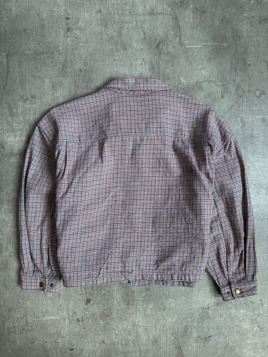 Ne-Net By Issey Miyake Houndstooth Bomber Jacket