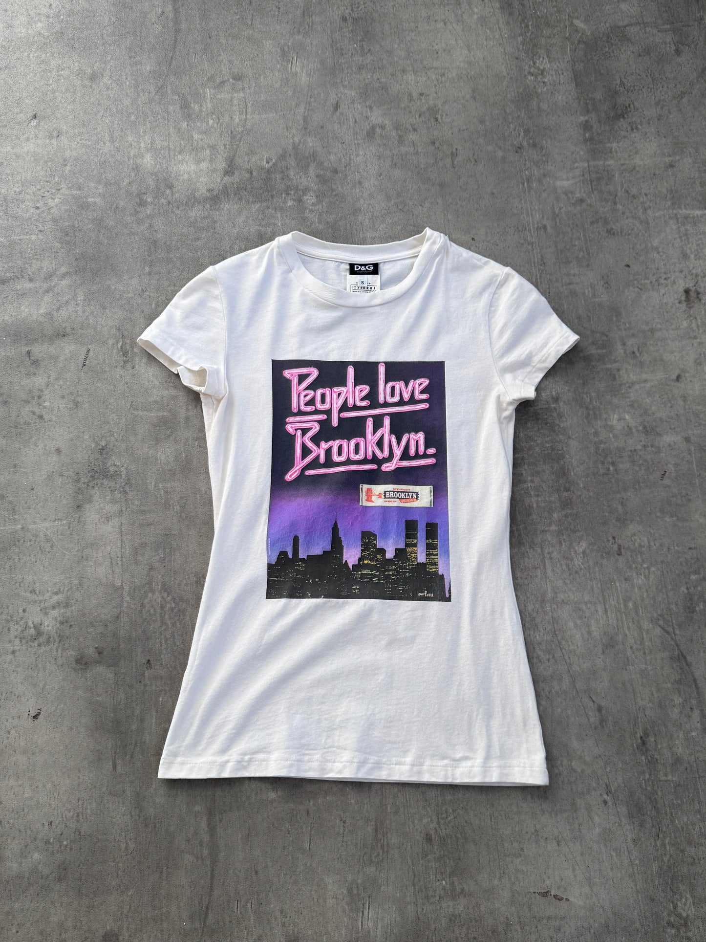 D&G 'People Love Brooklyn' Graphic Tee. SC: 5782