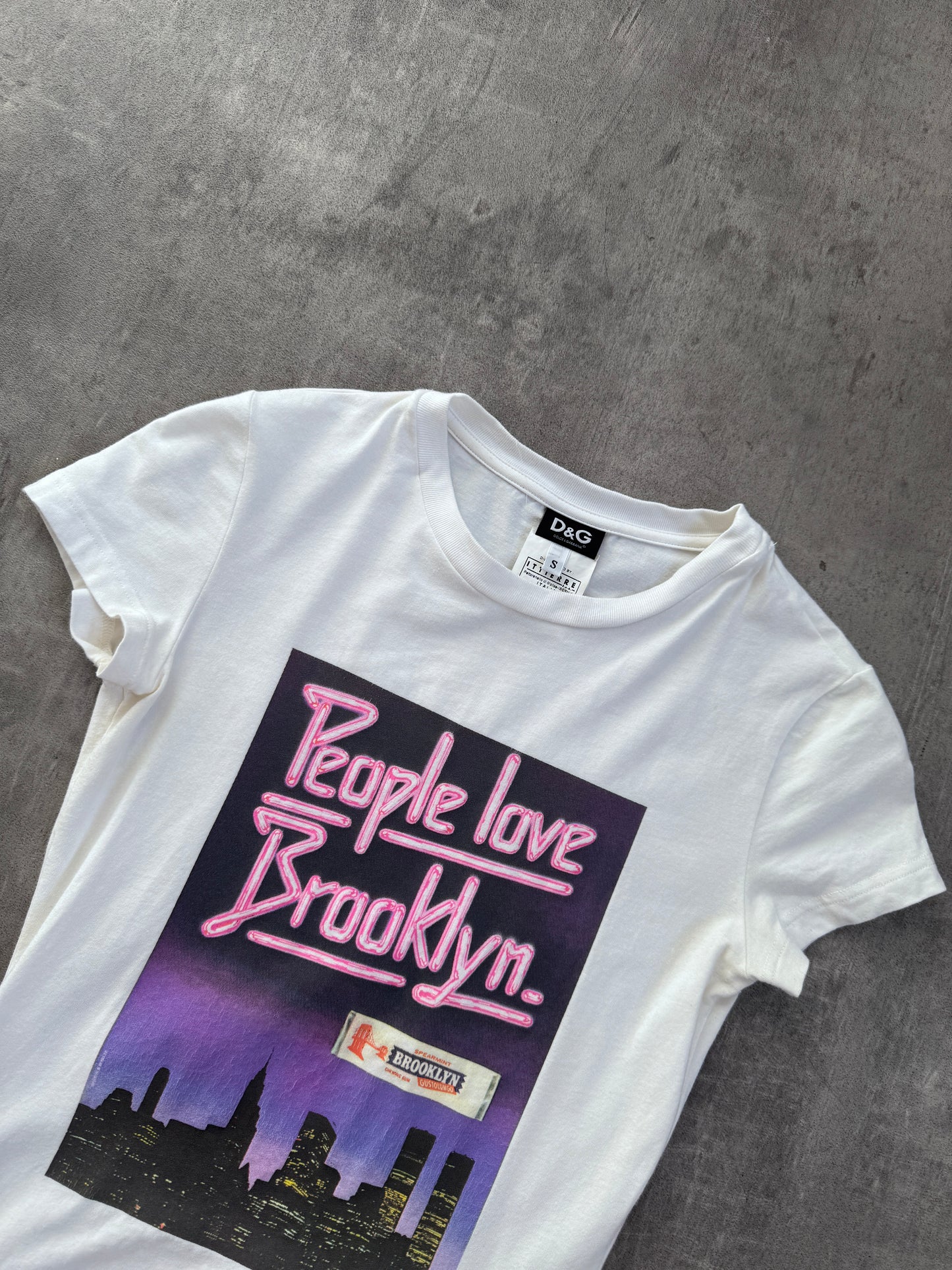 D&G 'People Love Brooklyn' Graphic Tee. SC: 5782