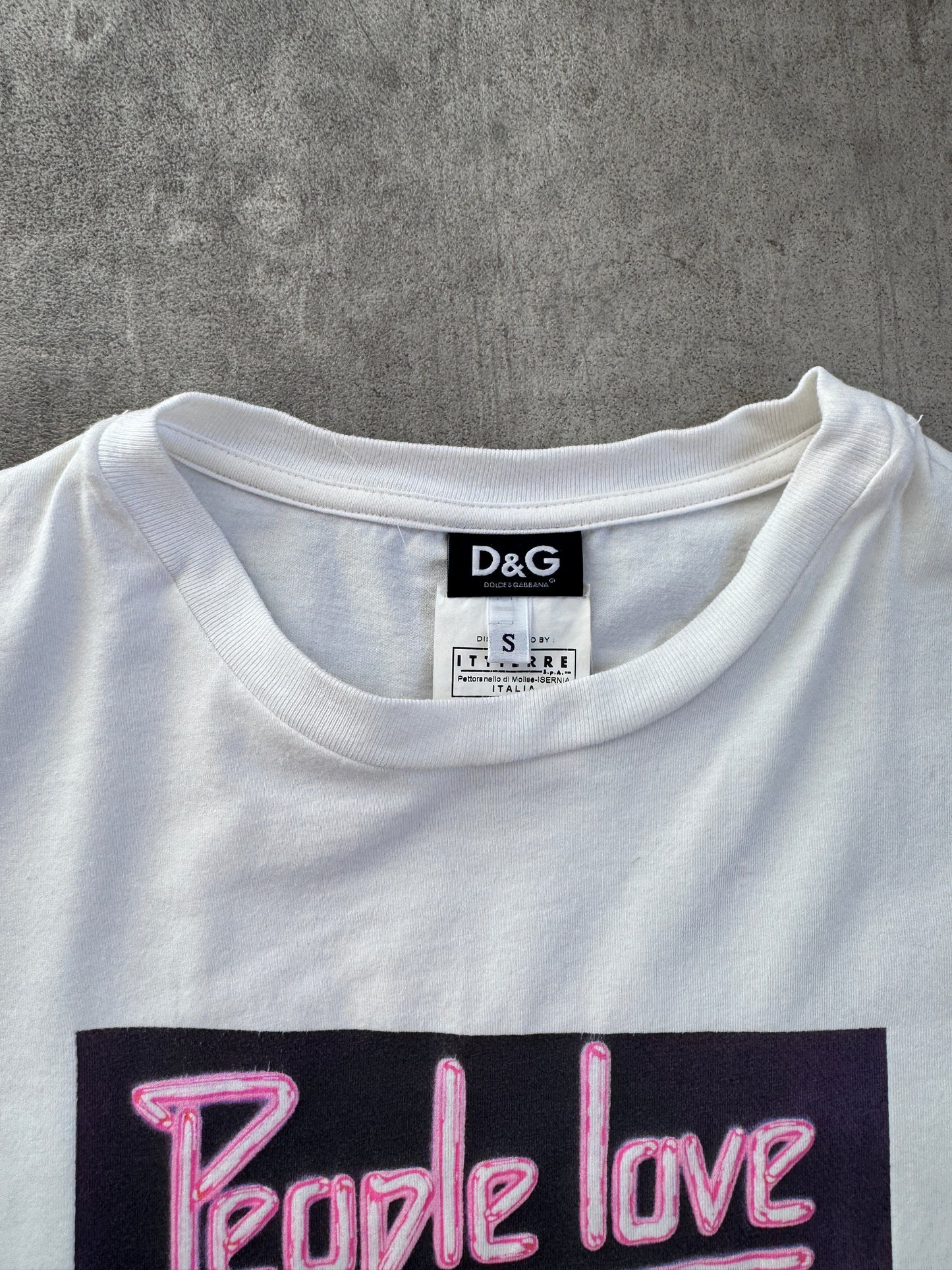 D&G 'People Love Brooklyn' Graphic Tee. SC: 5782
