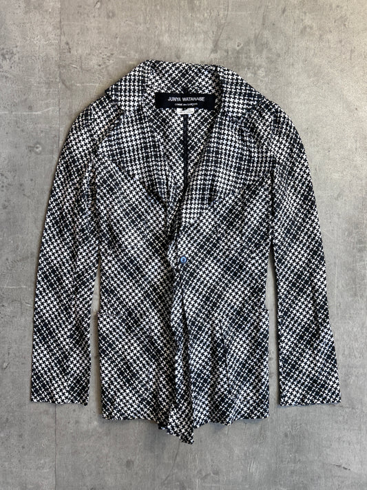2003 Junya Watanabe CDG Houndstooth Pocket Detail Blazer