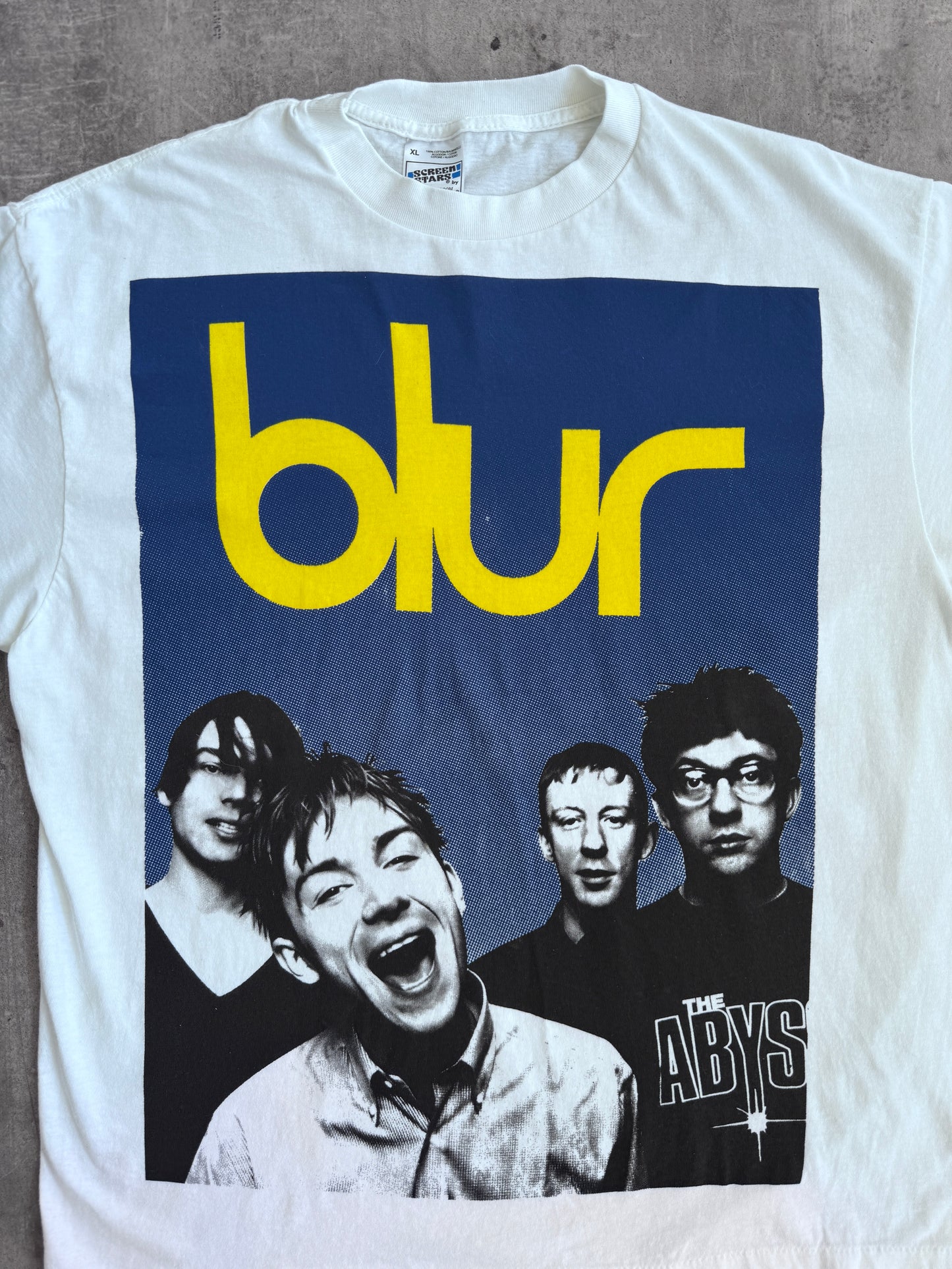 1993 Blur "Life Is Rubbish" The Abyss Tour Single Stitch Graphic Tee