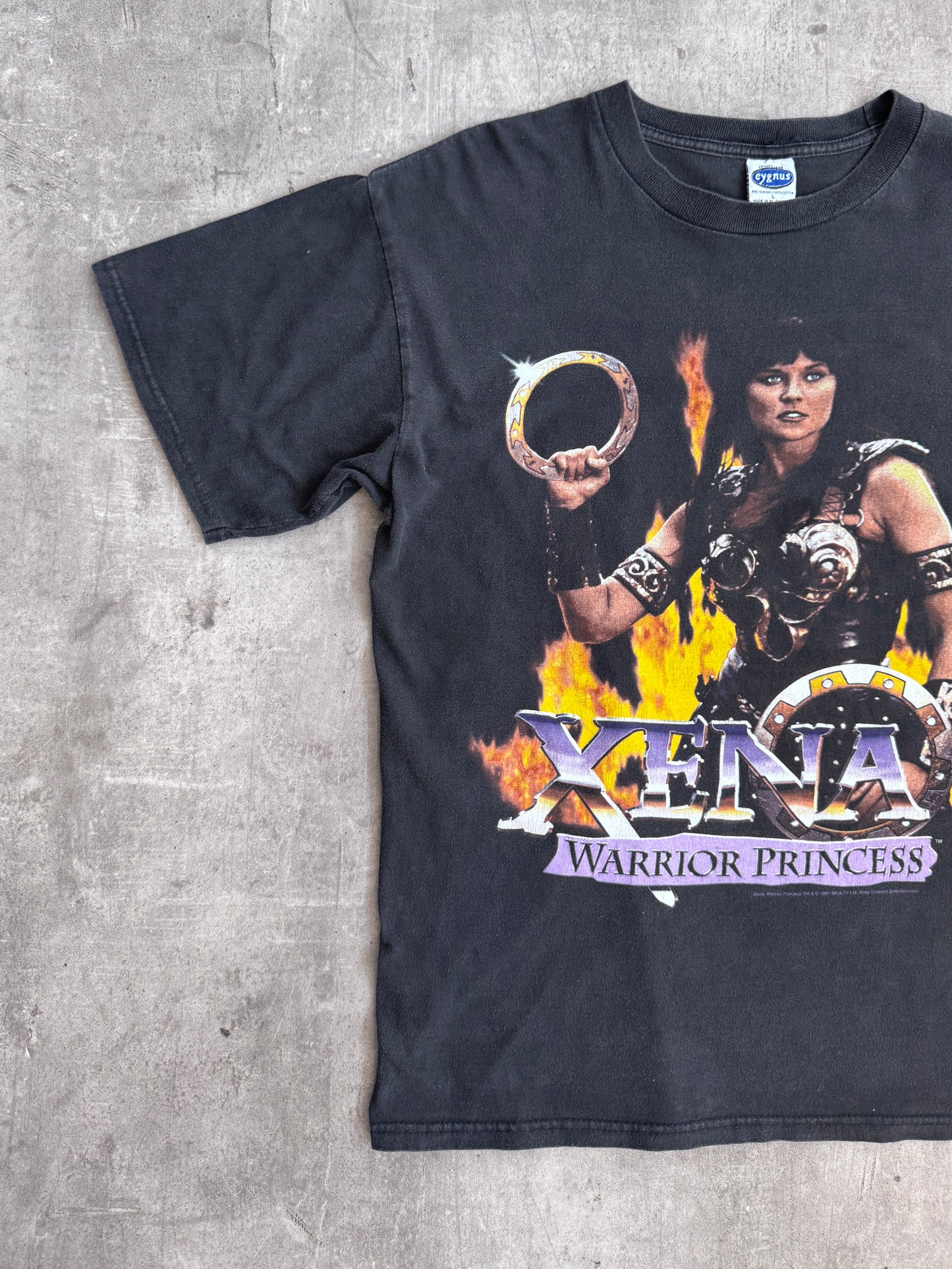 1997 Xena: Warrior Princess Graphic Promo Graphic Tee