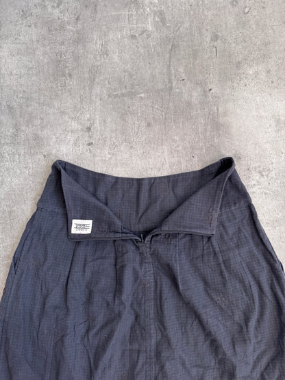 A/W 1998 Issey Miyake Haat DipDye Check Skirt