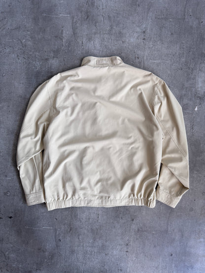 YSL Cream Lightweight Bomber Jacket