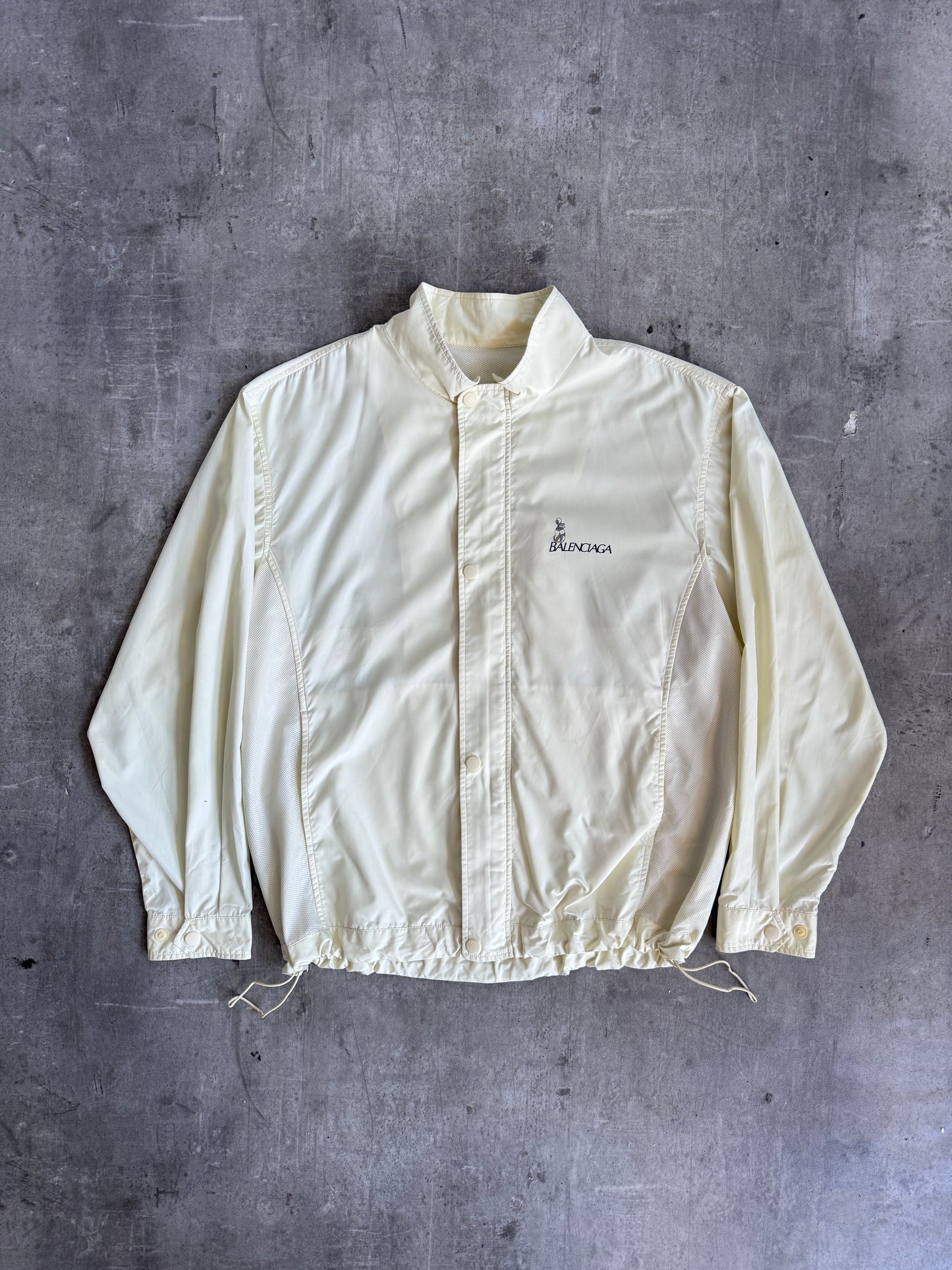 Balenciaga Golf Lightweight Cream Bomber Jacket