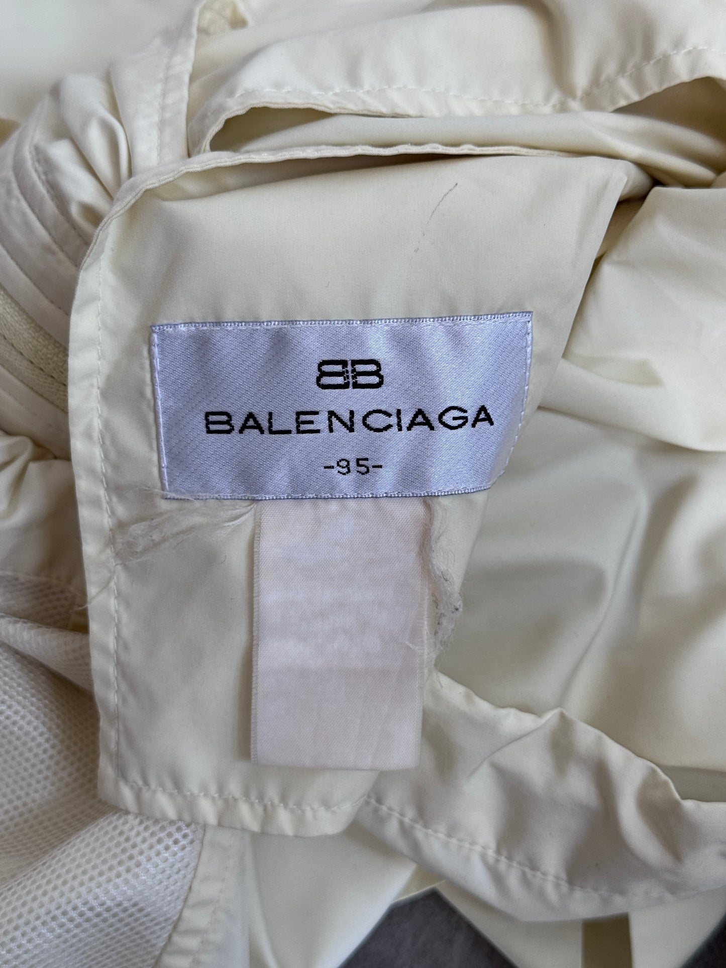 Balenciaga Golf Lightweight Cream Bomber Jacket