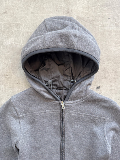 Prada Knitted Technical Hooded Zipper