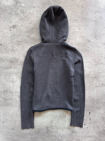 Prada Knitted Technical Hooded Zipper