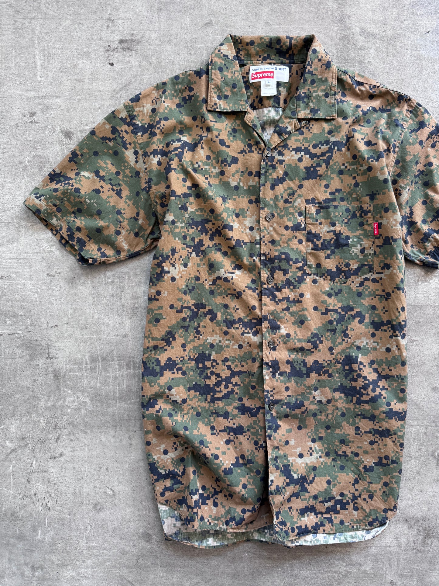 S/S 2013 Supreme x Comme Des Garçons Camo Shirt