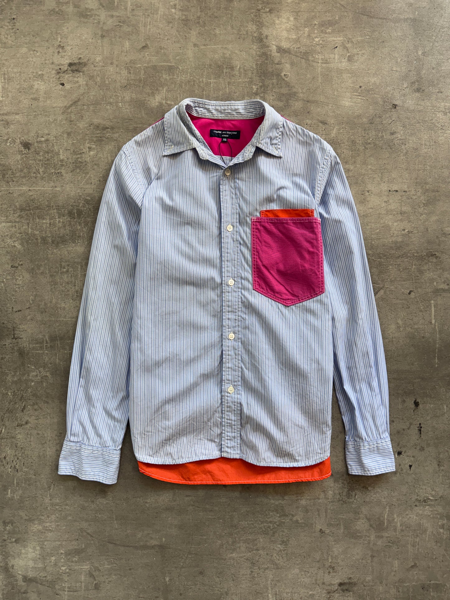 Comme Des Garçons Homme Pinstripe Shirt