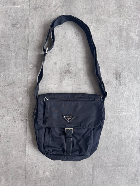 Prada Classic Black Nylon Cross Body