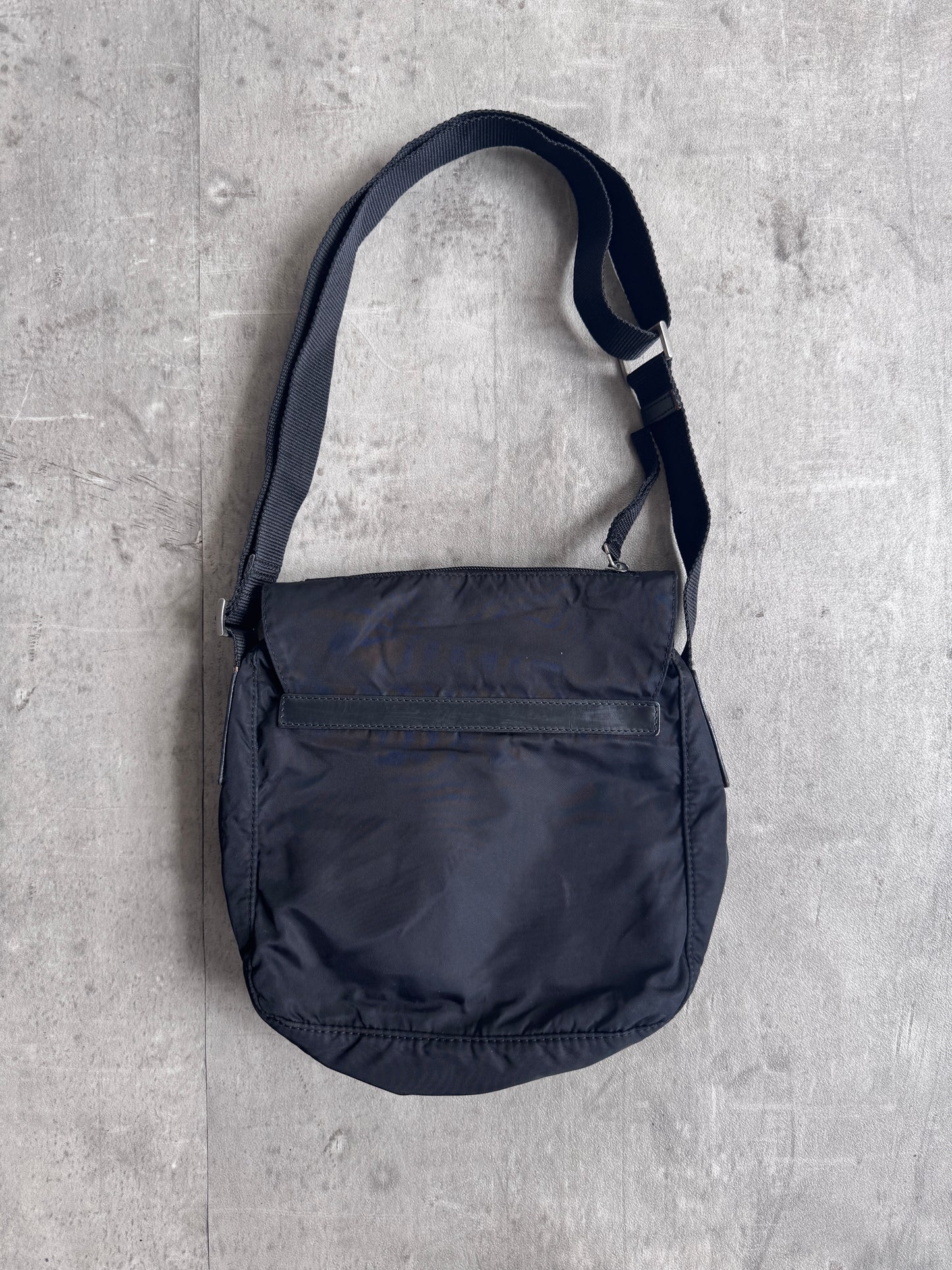 Prada Classic Black Nylon Cross Body
