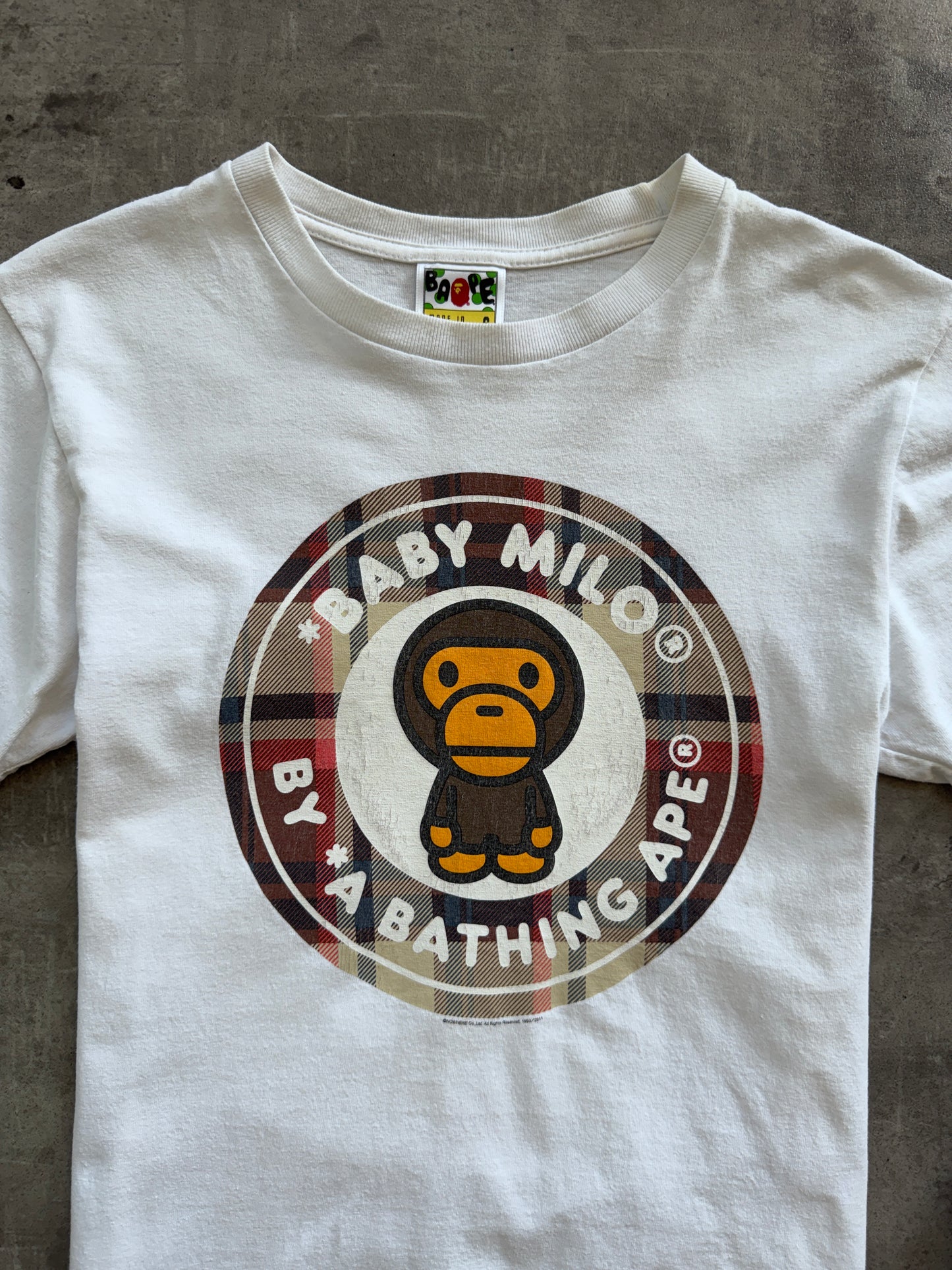 2011 BAPE Baby Milo Single Stitch Cotton Tee