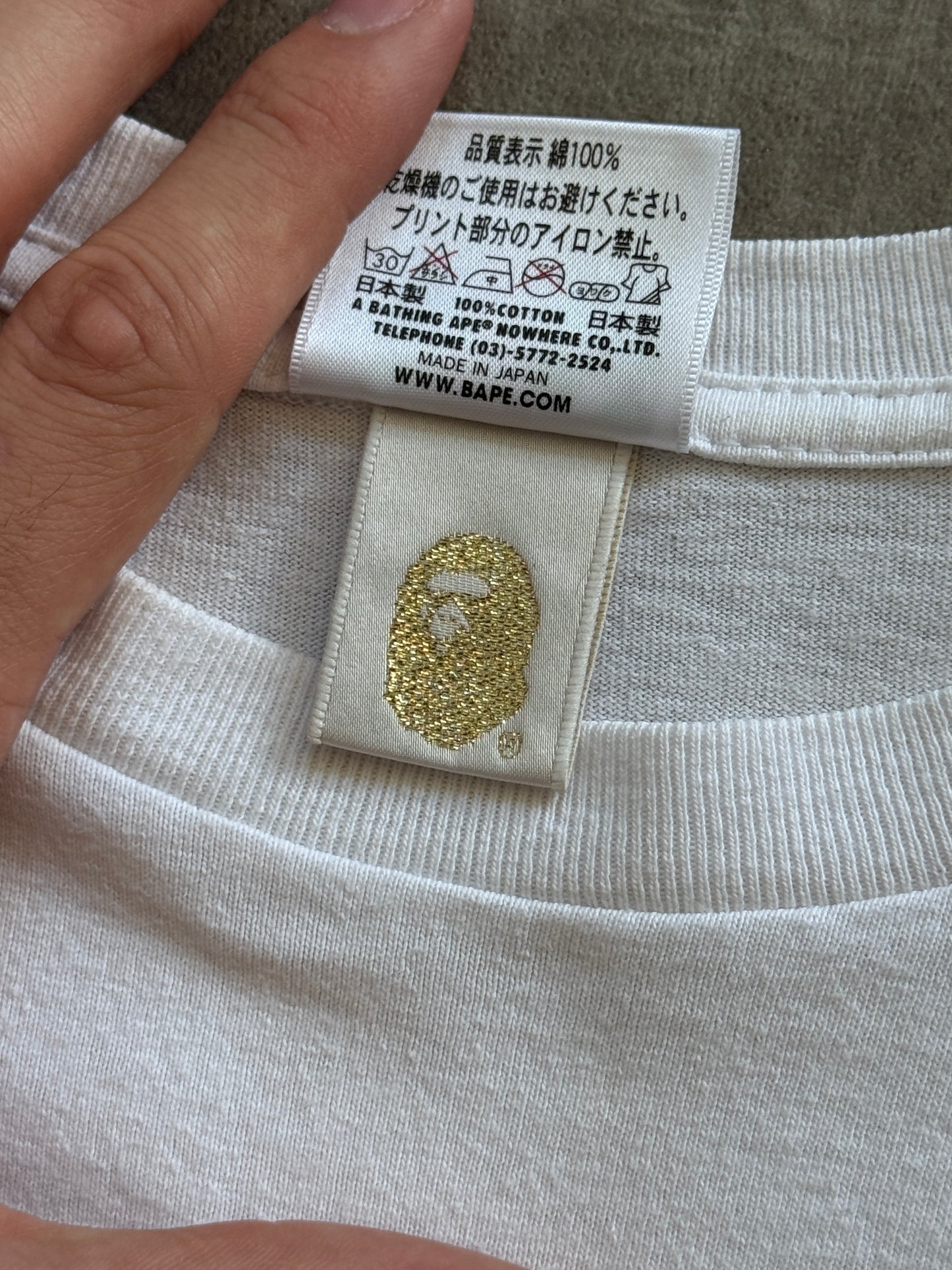 2011 BAPE Baby Milo Single Stitch Cotton Tee