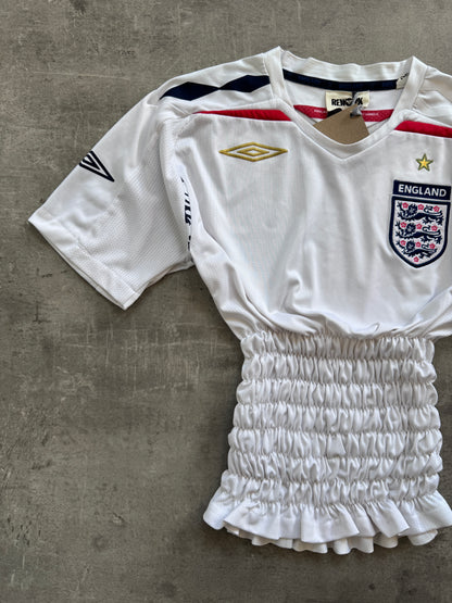 VT Rework : England Ruched Waist Football Shirt