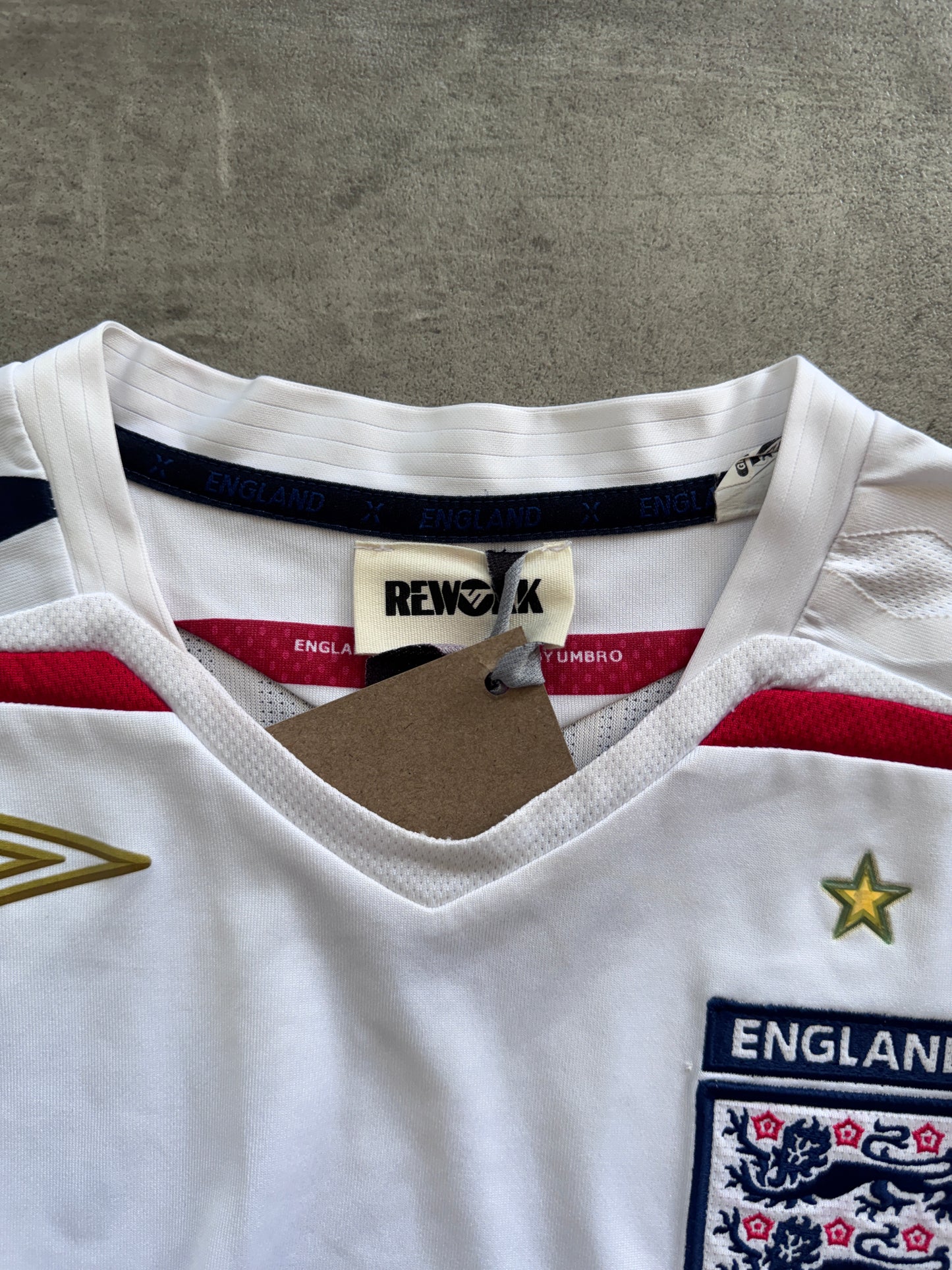 VT Rework : England Ruched Waist Football Shirt