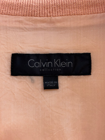Calvin Klein Collection Peach Bomber Jacket