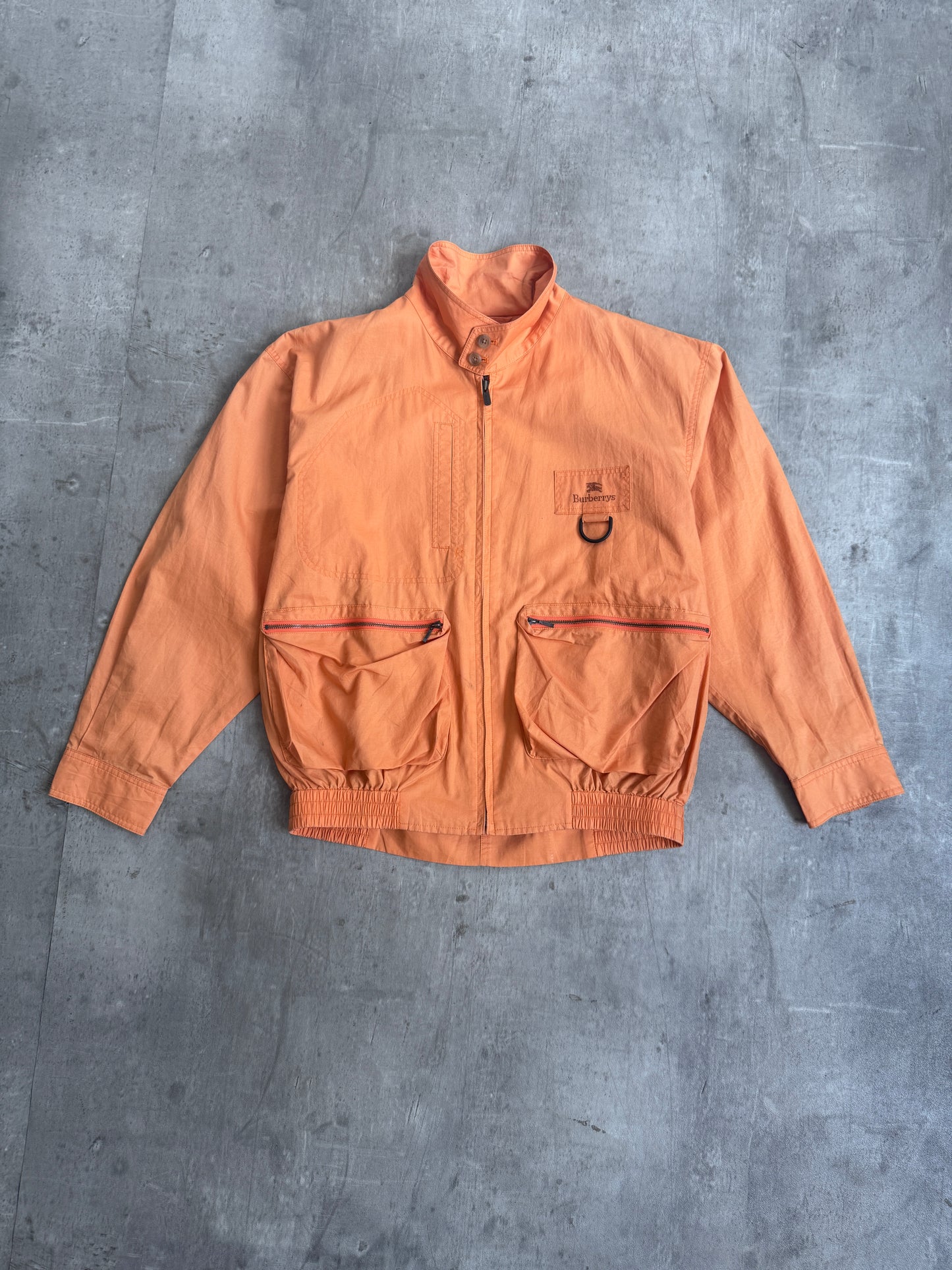 Burberry Lightweight Orange Bomber Jacket