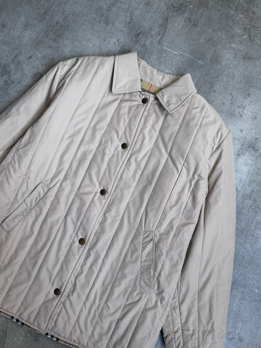 Burberry Beige Padded Parka Jacket