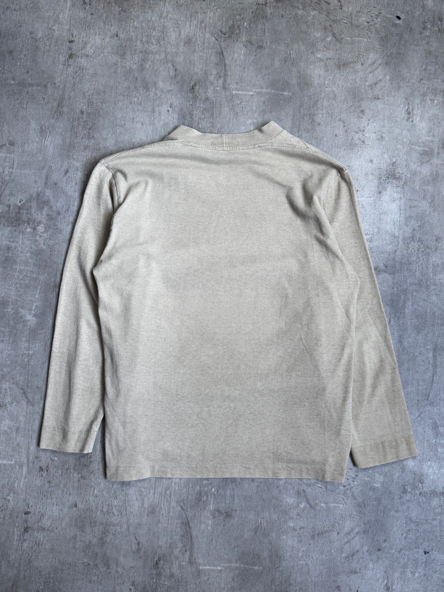 S/S 1999 Stone Island Beige Graphic Sweatshirt