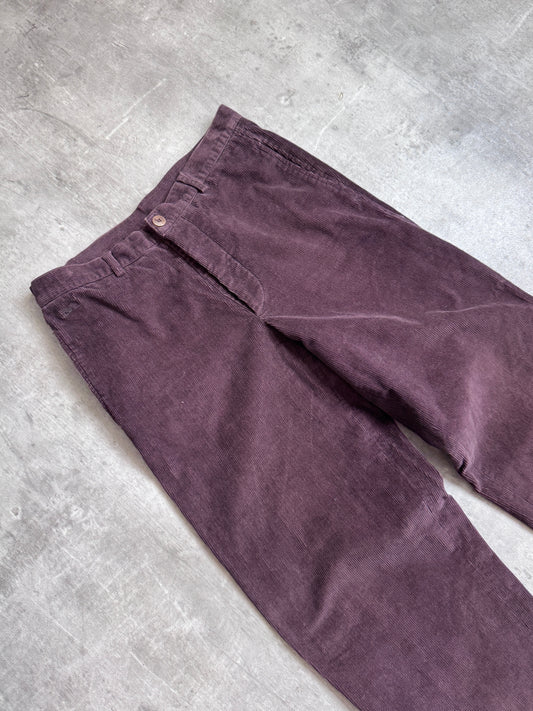 Missoni Sport Burgundy Corduroy Trousers