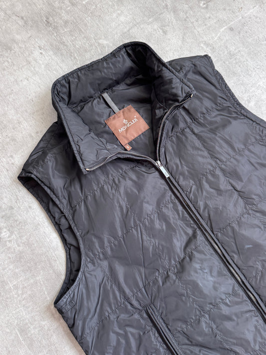 Moncler Black Hooded Puffer Gilet