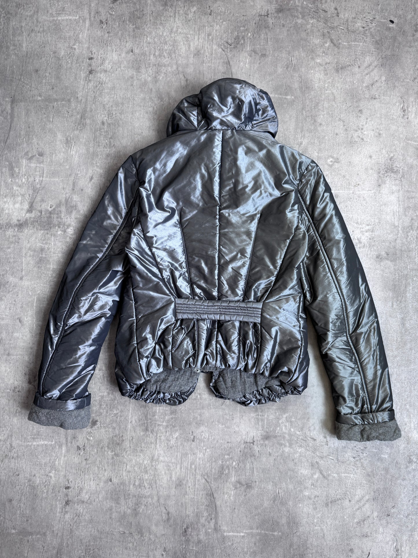 Marithe Francois Girbaud Metallic Puffer Jacket