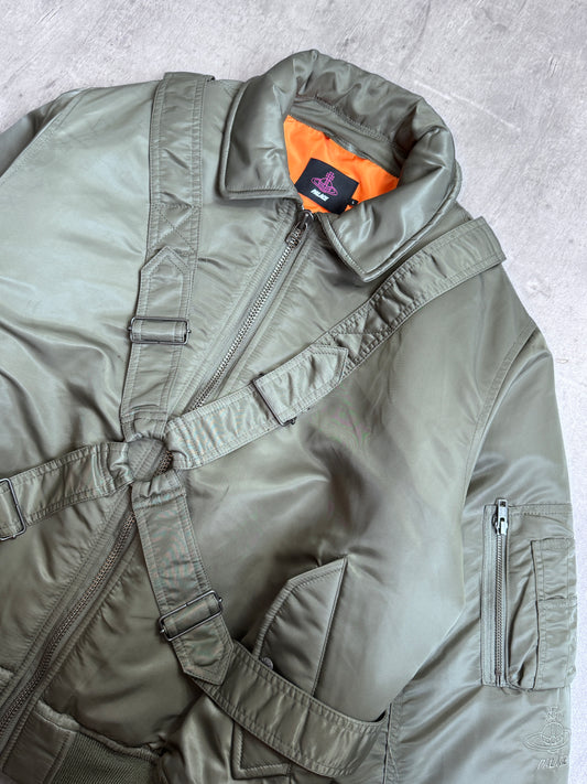 Palace x Vivienne Westwood Deadstock Khaki Flight Jacket
