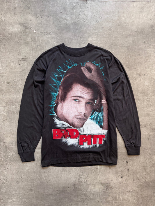 1990's Brad Pitt Movie Wrap Graphic LS Tee