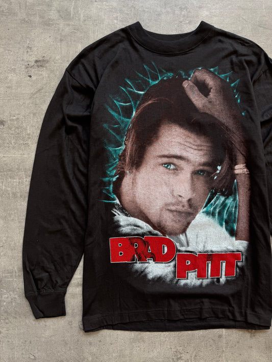 1990's Brad Pitt Movie Wrap Graphic LS Tee