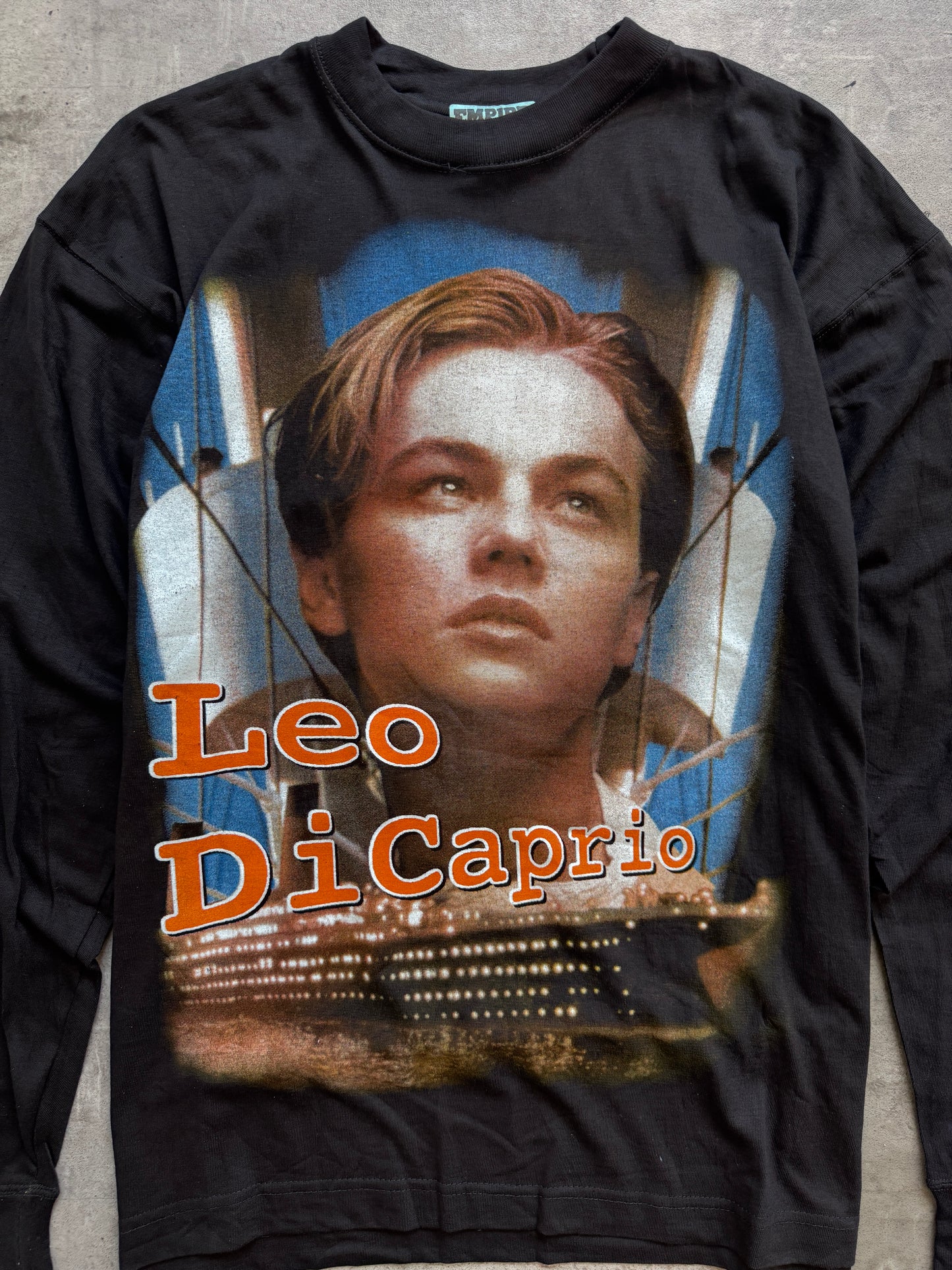 1997 Leo Dicaprio Titanic Movie Promo LS Graphic Tee